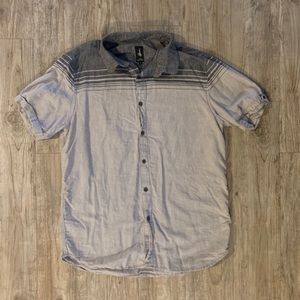 Howe Linen Button Down Shirt Size L
